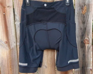 Heathyoga Womens 4D Padded Bike Shorts w Pockets Padding Cycling Shorts XL NWT - Picture 1 of 5
