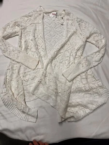 Justice Girls Open-Knit Cardigan – Size 12 – NWT - Picture 1 of 5