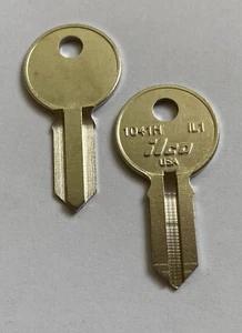 (2) Stack-On Gun Cabinet Key Blanks - get local locksmith hardware store to cut - Picture 1 of 1