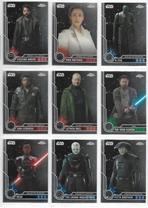 2023 - Topps - Star Wars Chrome - Complete 100-card Base Set NM - Picture 1 of 2