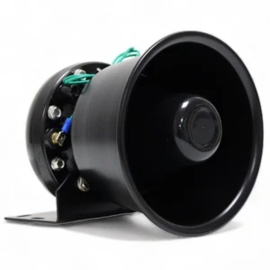 12/24 V strapazierfähiger 100 Watt runder Sirene Lautsprecher für PA/Warnverstärker Amp - Bild 1 von 13