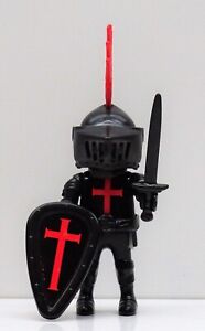 Noir Ordre des Templiers Templier B Playmobil Pour Croisé Crusader Custom - RAR