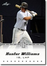 10-Count Lot HUNTER WILLIAMS 2013 Leaf Perfect Game Rookie Silver RCs