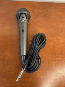 JVC Mike MV-205 Unidirectional Vocal Dynamic Microphone 10 Ft Cable Mic Corded - Picture 1 of 8