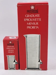 2 laureati di misurazione camera oscura Paterson 1200 ml/42 once e 150 ml/5 oz nuovi con scatola - Foto 1 di 7