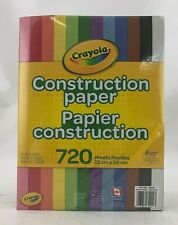 Crayola 720 Pack Construction Paper | Multi-Colored | Kids Craft Paper