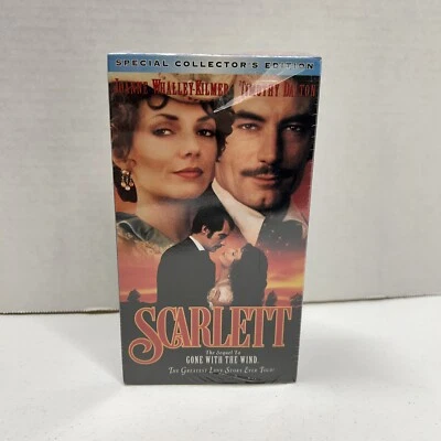 Scarlett Sequel Gone with the Wind VHS Special Collector's Edition Sealed 1994 - Image 1 of 4