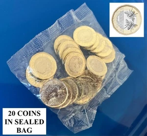 Sealed Bag Of Uncirculated 2023 King Charles III £1 Bumble Bee Coins - Picture 1 of 3