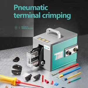 Pneumatic Crimping Pliers Cold Press Terminal Crimping Pliers Terminal Machine - Picture 1 of 9