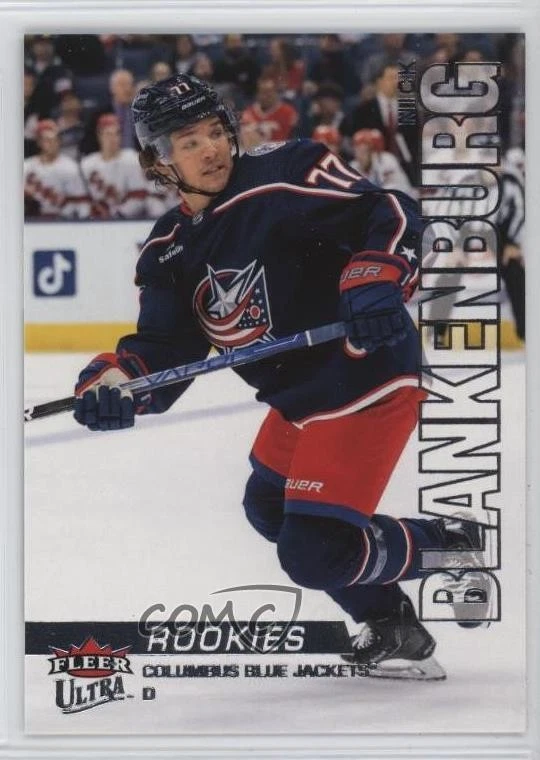 2022 Upper Deck Fleer Ultra Rookies Silver Foil Nick Blankenburg #217 Rookie RC - Image 1 of 2