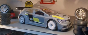  Chasis de tracción delantera de coche 1/10 R/C con carrocería Megane RTR - Imagen 1 de 10