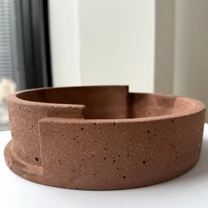 Alice Tacheny Concrete Pottery Table "Slab" Bowl 6 1/2" x 2" Marin County, CA - Picture 1 of 10