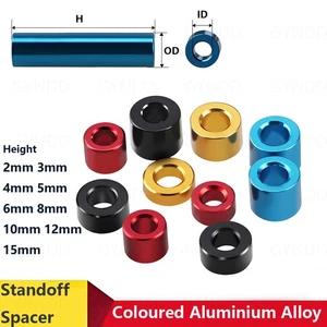 Aluminium Standoff Spacer Sleeve Bushing ID 3.1mm Wear-Resistant Standoff Spacer - Picture 1 of 8