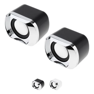 USB 2.0 Notebook Desktop Portable Mini Audio Speaker Subwoofer for Laptop MP3 US - Picture 1 of 11