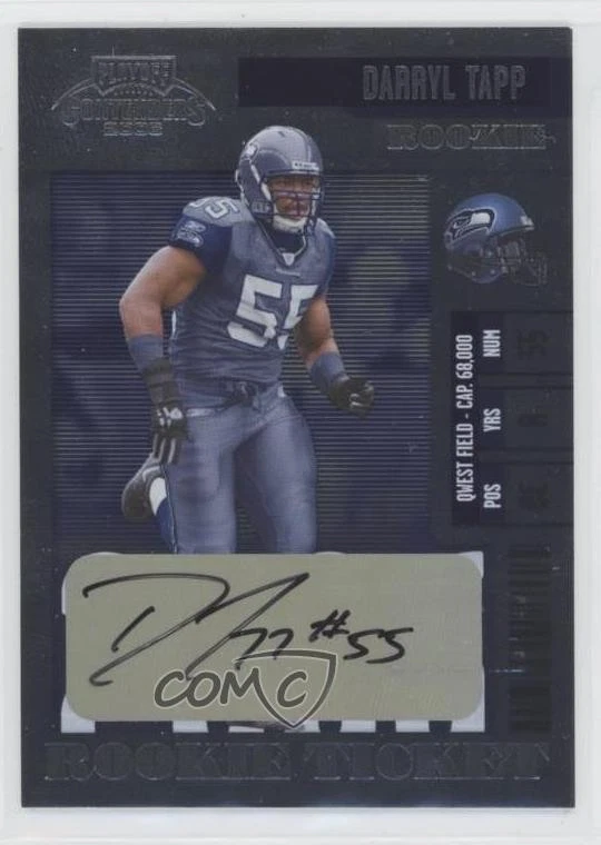 2006 Playoff Contenders Darryl Tapp #138 Rookie Auto RC - Image 1 of 2