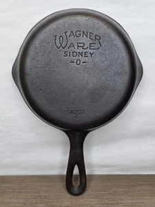 Wagner Ware #3 Gusseisen Pfanne Sidney -O- 6-1/2" restauriert 1053 C Vintage - Bild 1 von 4