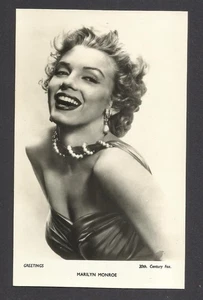 1959 VINTAGE ORIGINAL MARILYN MONROE CARD FILM PUBLICITY FACILITIES 3.5X5.5 INCH - Picture 1 of 2