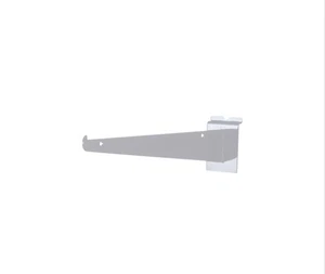 6-Pack 10" White Slatwall Knife Shelf Brackets – Heavy Duty Metal for Shelves - Picture 1 of 4