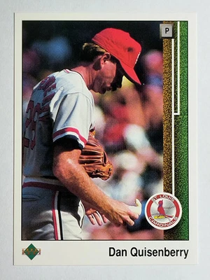 1989 Upper Deck #533 Dan Quisenberry - Image 1 of 2