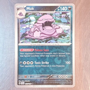 2023 Pokemon Scarlet Violet SV1 Reverse HOLO Muk Card 127/198 - Picture 1 of 2
