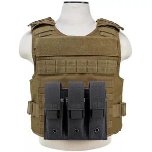 Molle Triple Pistol Mag Pouch Single Double Stack Magazine for 9mm/.40 Cal Glock - Picture 1 of 8