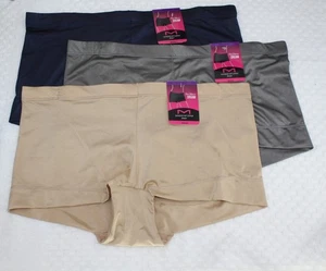 NUEVO CON ETIQUETAS Juego de 3 PANTALONES CORTOS NIÑO MAIDENFORM GRIS MARINO BEIGE 2XL/9 - Imagen 1 de 5
