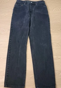 Levis 501 Jeans size 32x33 Black Denim USA Classic Tag 34x34 Vintage 80s 90s - Picture 1 of 12