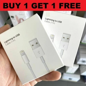 Genuine iPhone Charger Fast For Apple Cable USB Lead XS XR 11 12 14 15 Pro Max