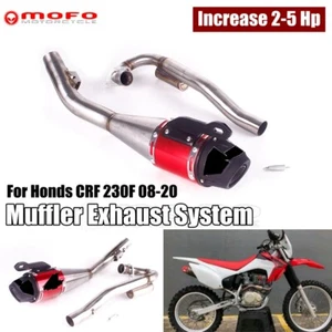 For Honda CRF230F Complete Muffler Exhaust System Increase 2-5 Hp 2008-2020 - Picture 1 of 9