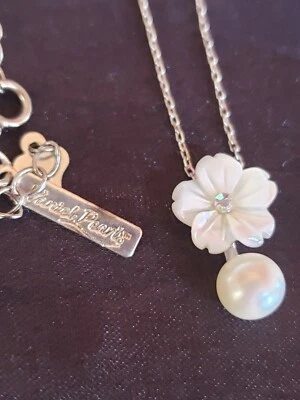 Vantel Pearls FULL BLOOM Mother of Pearl Necklace HTF - Imagem 1 de 2