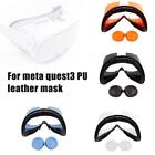 For Meta 3 Vr Headset Leather Face Eye Mask Cover Brackets Accessories
