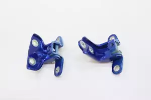 2020 - 2025 KIA SOUL REAR LEFT SIDE DOOR HINGE UPPER & LOWER OEM BLUE_SE2 - Picture 1 of 8