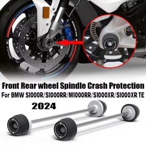 FOR BMW S1000RR Axle Fork Crash Sliders Wheel Protector 2025 - Picture 1 of 11