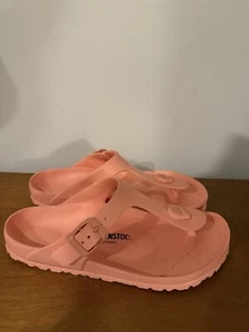 Sandalias de tanga Birkenstock rosa de goma para mujer 6 - Imagen 1 de 6