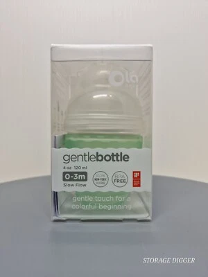 NUEVO Biberón Suave 4oz Como Nuevo Anticólicos Libre de BPA 100% Silicona No Tóxica 0-3m Foto 1 de 4