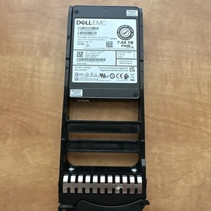NEW Dell Enterprise EMC NVM Gen 3 Powermax 2.5” 7.68 TB SSD wus4ba176dsp3x5 PCIE - Picture 1 of 5