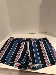 Womens Ana striped twill size 14 shorts - Picture 1 of 9