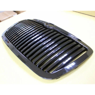 2005-2010 Fit For Chrysler 300 300C V Look Front Grill Hood Grille Painted Black - Image 1 of 4