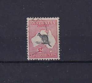 Australia. 1931-36. £2 black & rose (Die II) "Roo", £650. SG138, VFU