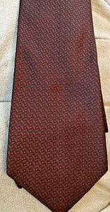 Polo by Ralph Lauren Burgandy Tie W: 4 " by L: 56”" made in USA Silk - Picture 1 of 3