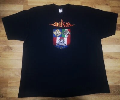 Vintage y2k Ankla Heavy Death Metal Band 2006 Steep Trails Album Promo T Shirt - Image 1 of 4