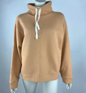 Madewell MWL Ribbed Funnelneck Sweatshirt Damen XL Stretch Baumwolle Pullover - Bild 1 von 13