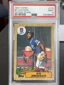 1987 Topps Future Stars Bo Jackson Rookie RC #170 PSA 9 MINT Kansas City Royals - Bild 1 von 2