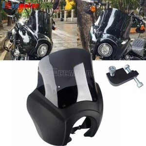 For Harley Dyna Street Bob FXDB 1987-2017 Front Fairing with 12" Windshield Kit  - Bild 1 von 12