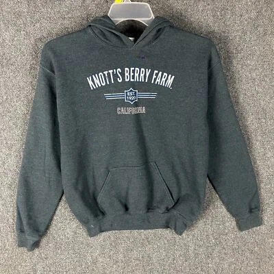 Knott's Berry Farm Hoodie Boys Youth XL Pullover Gray Cotton Blend - Image 1 of 4