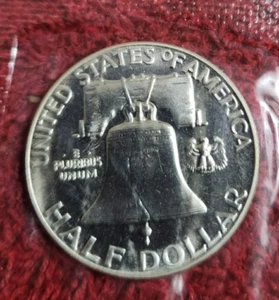 1956 5-piece proof set with type 1 Franklin - Picture 1 of 5