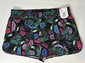 NWT Xersion Girls 2XL(20.5P) Running Short Multi-Butterfly Quick-Dri - Picture 1 of 9