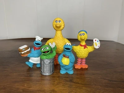 Lote De 5 Figuras De Colección Calle Sésamo Muppets Inc Applause Años 70’s/80’s Hong Kong Foto 1 de 4