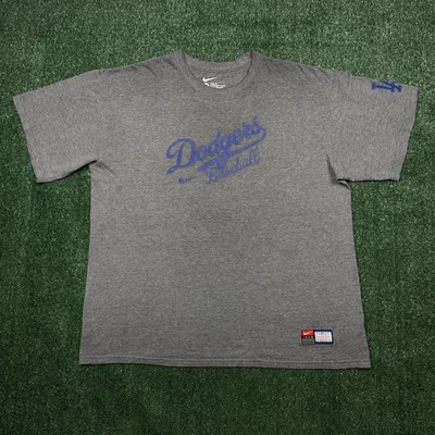Camiseta De Colección Y2K LA Dodgers Gráfica Para Hombre Talla XL Gris MLB Béisbol Nike Camiseta Foto 1 de 4