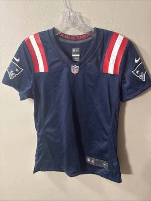 Camiseta en blanco de los New England Patriots para mujer talla 2XL azul Nike On Field nueva sin etiquetas Foto 1 de 4